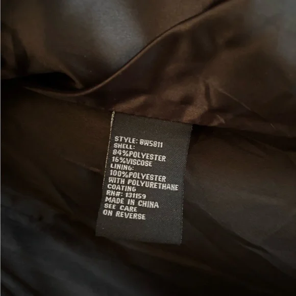 By & By Women's Juniors Monochrome Plaid Trench Coat - Picture 3 of 6